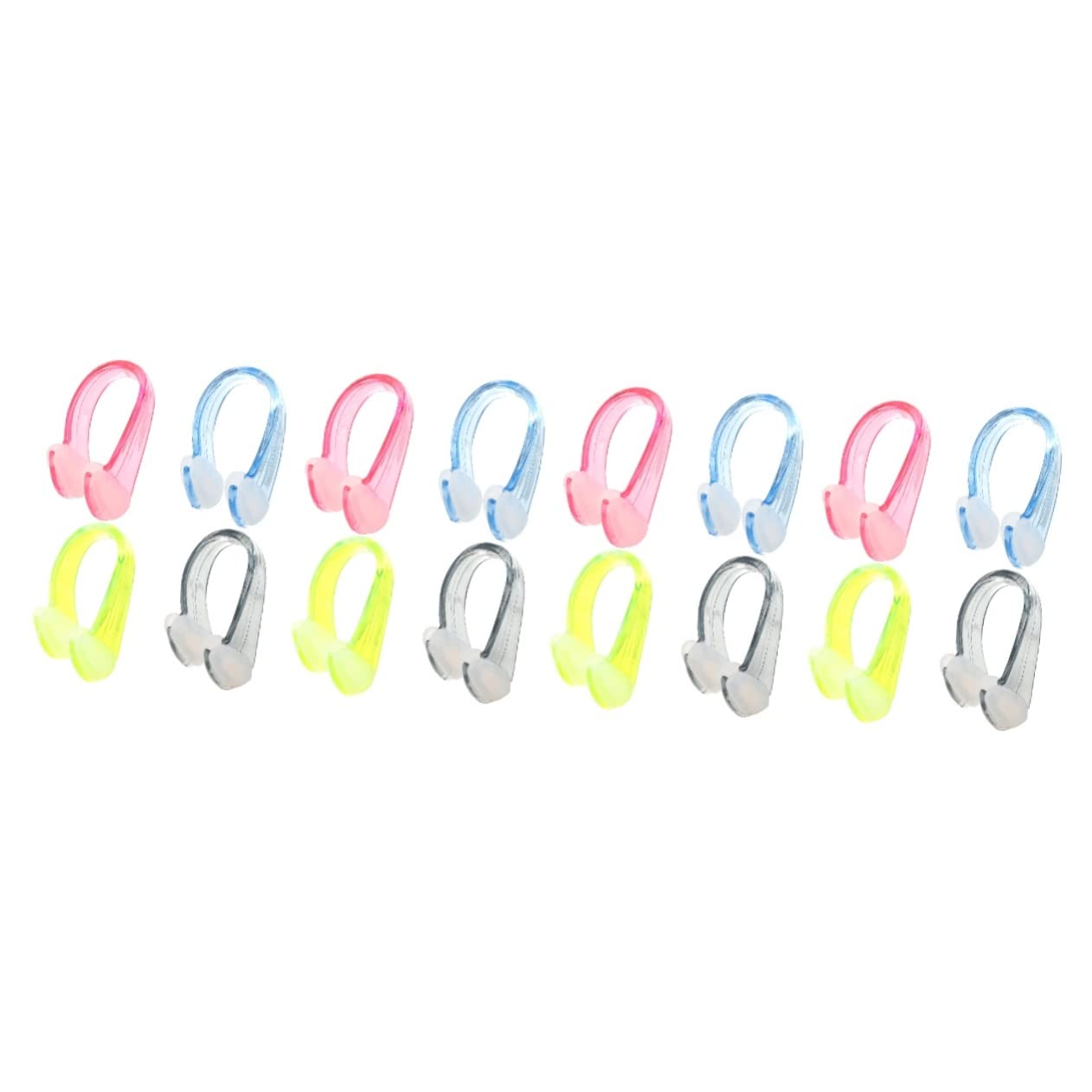 BESPORTBLE 4sets Nose Plugs for Swimming Adults Nose Clip Silicone Swim Clip Anti-Skid 4pcs*4