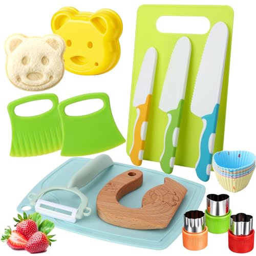 Kaisibum Kindermesser ab 3 jahre,18 Stück...