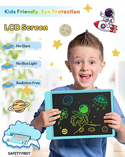 Flueston XIEZIBAN Lcd Writing Tablet, Doodle Board Toys Gifts For 3-8 Year Old Girls Boys, 10 Inch Colorful Electronic Board Drawing Pad For Kids thumb #1