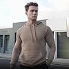 JustSun Mens Hoodies Pullover Men's Sweatshirts Casual Classic Hoody Long Sleeve Jacquard Hooded Jumpers with Kangaroo Pocket Black L #1