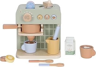 Little Dutch 2512 Wooden Coffee Machine with Accessories