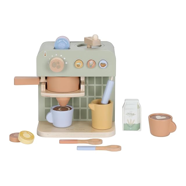 Little Dutch 2512 cafetera de madera con accesorios