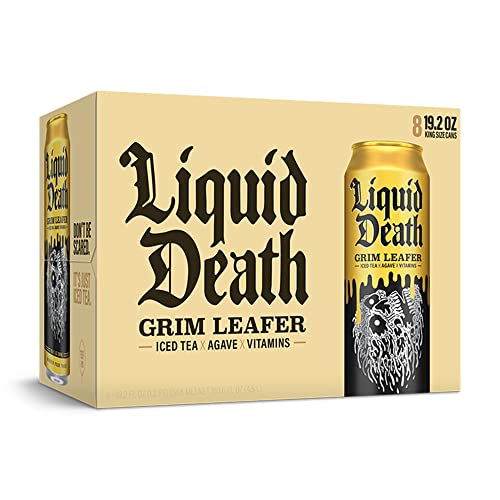 Liquid Death Iced Black Tea Mixed Pack (24 X 19.2 Oz King Size Cans) #TOP5