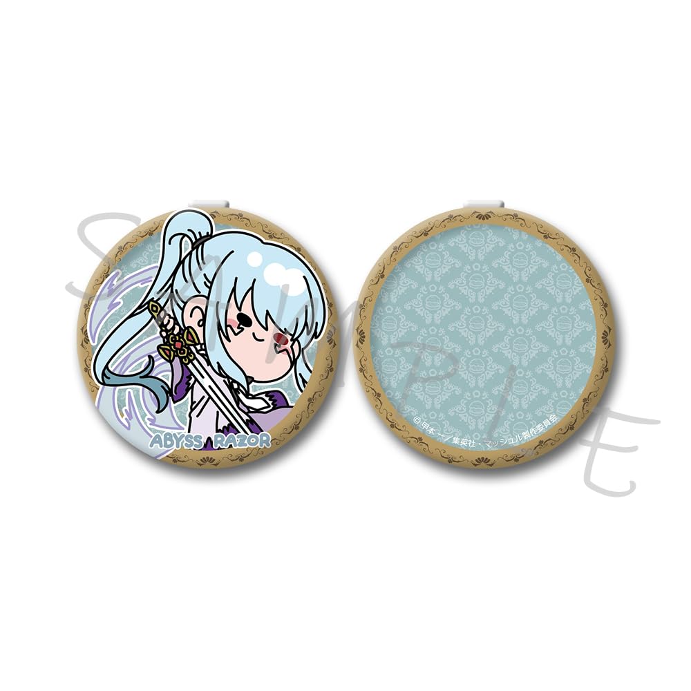 匿名配送】マッシュル アベル レザーバッジ コンパクトミラー 3