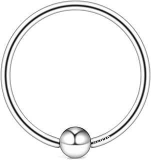 highspark 92.5 Sterling Silver Nose Ring for Women | Simple & Elegant Nose Piercing for Women & Girls | Lovely Gift-picture-30