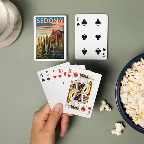 Lantern Press Sedona Arizona Naipes Poker 52 Cartas miniatura 2