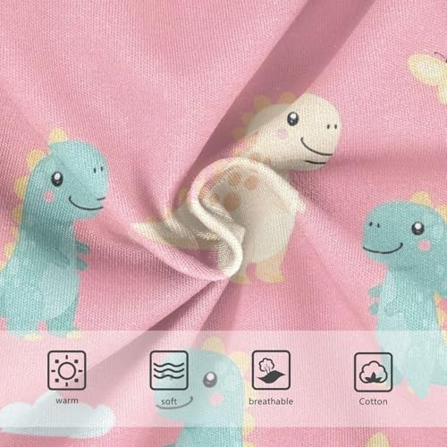 Girls' Underwear, Cute Cartoon Dinosaurs Toddler Girl Briefs, Cotton Girls Underwear, 2T–8 Years3