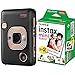 Fujifilm Instax Mini LiPlay Elegant Black & Mini Instant Film, 2X 10 Blatt (20 Blatt), Weiß