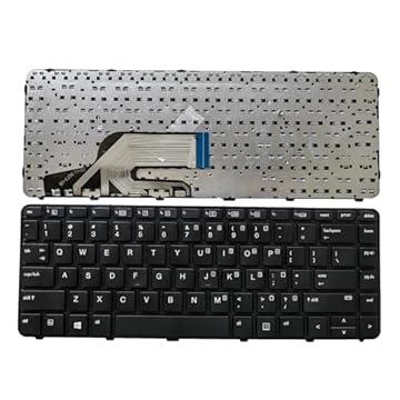 Novo para HP Probook 430 G3 440 G3 446 G3 US teclado quadro sem retroiluminação
