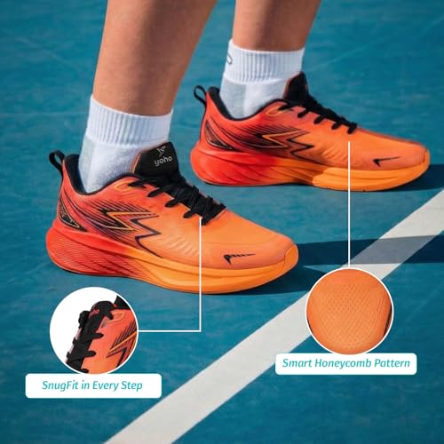 Image of YOHO RushHour Dynamiq Sports Shoes for Men |Cushioned Insole, Stylish, Casual & Sneakers for Gents | Lightweight, Anti-Skid Shoe for Gym, Walking, Running & Everyday Use-1835