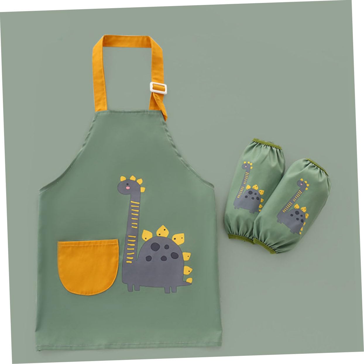 SUPVOX 2 Piezas Delantal De Bebé Delantal De Estudiante Antisuciedad Bata De Bebé De Cocina es Ajustables Para Niños De Cocina Ajustable De
