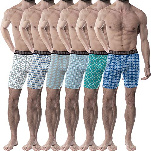 American Heaven Men's Boxer Briefs | Ultra Soft Micro Fiber Stretch Fitted Boxer Brief -Pack Of 6 (6 Pack - Animals, Small) #TOP11