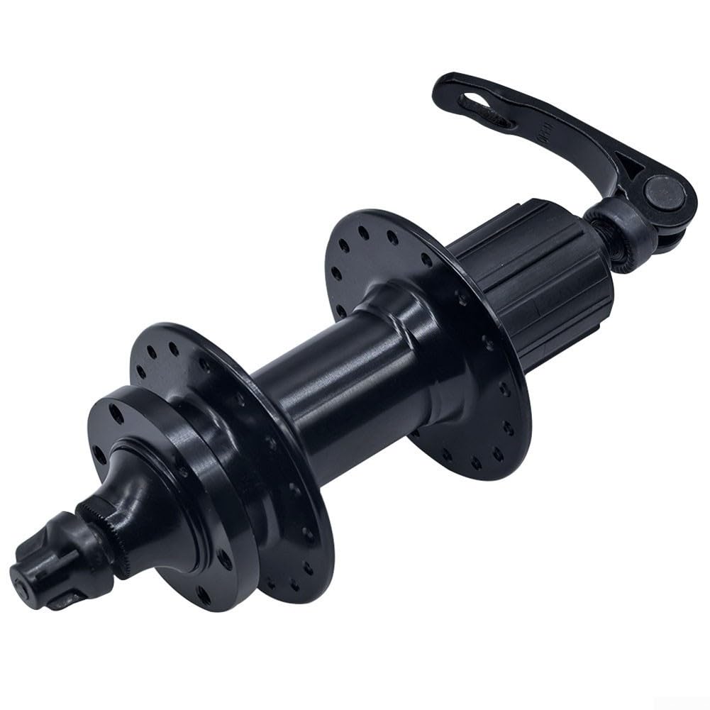Mozzo per mountain bike in lega di alluminio per 2 cuscinetti, 32 fori per cassetta 8-10 velocità, compatibile con freno a disco, asse a sgancio rapido 5 x 100 mm anteriore o posteriore 5 x
