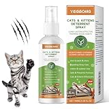 XZMCAT Spray Répulsif pour Chat 100 ML, Spray D'entraînement Chat, Spray d’Éducation Anti Griffage, Protecteur de Meubles et Canapé, Répulsif Chats Intérieur et Extérieur, pour Chats et Chatons