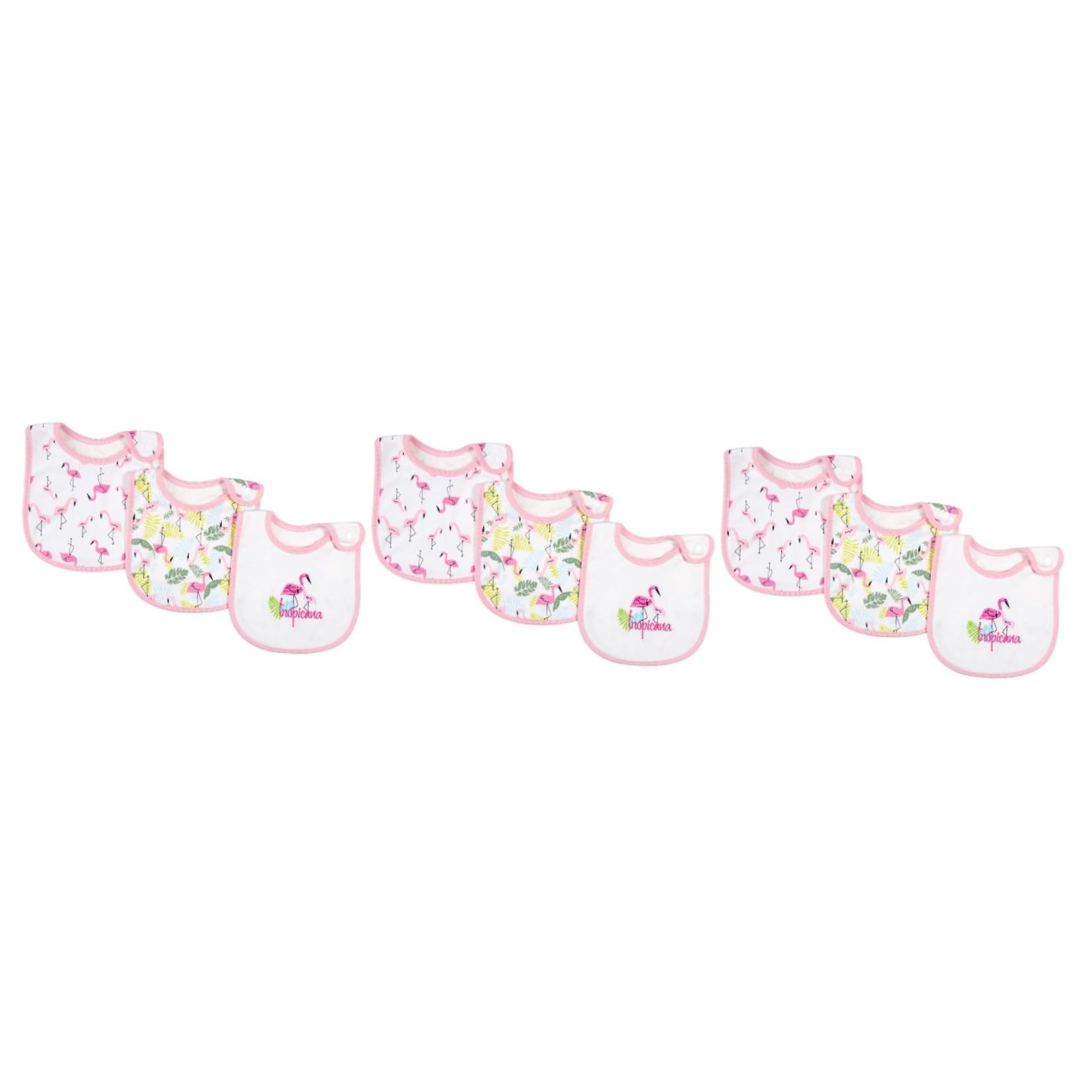 TOYANDONA 9 Stk Lätzchen für Kleinkinder Lätzchen für Babys Babykleidung für Jungen -Bandanas -Bandana- - für Neugeborene Speichel Handtuch Einfach Rosa