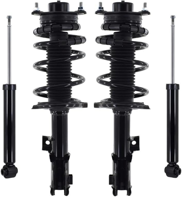 Set 4 Front Quick Complete Strut-Coil Spring-Rear Shock For 2010-2012 Hyundai Genesis Coupe