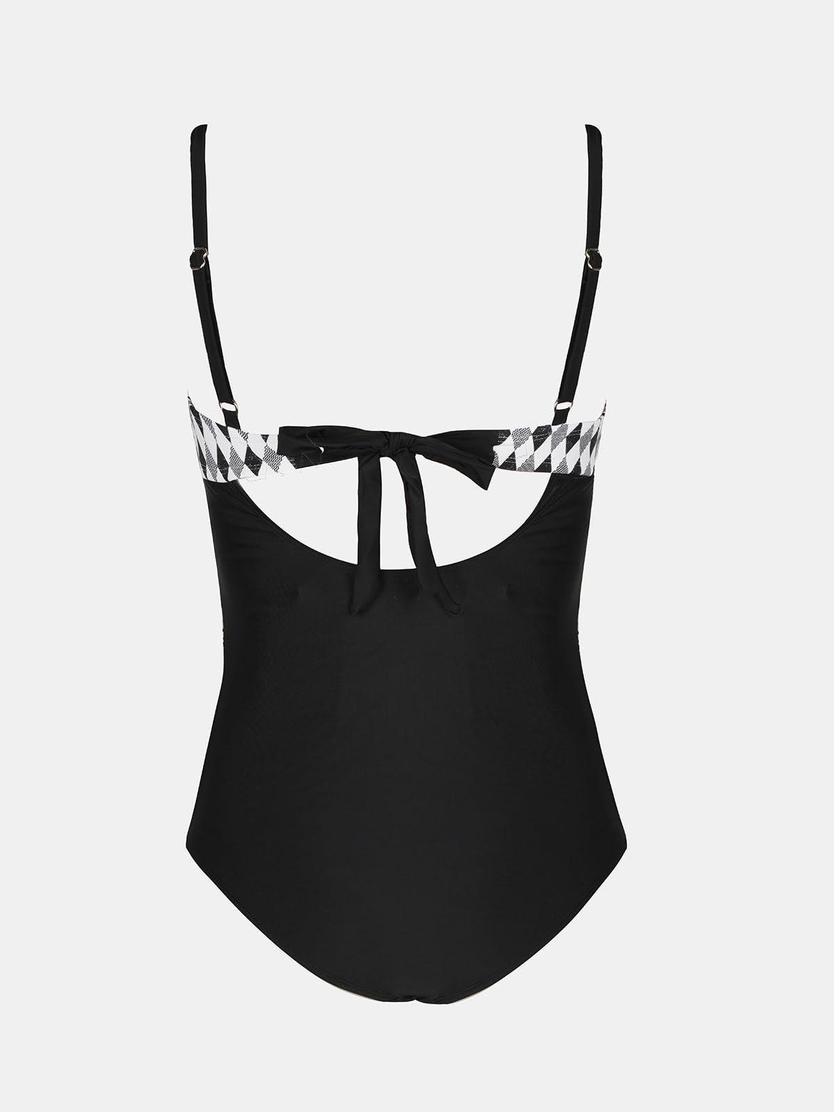 CUPSHE Traje de baño de maternidad de una pieza con cuello en V para embarazo, traje de baño para mujer con abertura frontal y tirantes ajustables