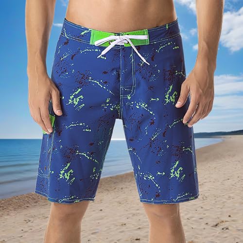 Men's Quick Dry Swim Trunks Sportwear Surf Shorts with Mesh Lining