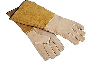 Rocky Mountain Goods Leather Fireplace Gloves