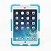 ipad mini Case,Aceguarder Apple Ipad Mini 1&2&3 Case Waterproof Rainproof Shockproof Kids Proof Case for Ipad Mini 2 Mini 1&2(gifts Outdoor Carabiner + Whistle + Handwritten Touch Pen) (LIGHT BLUE-WHITE)