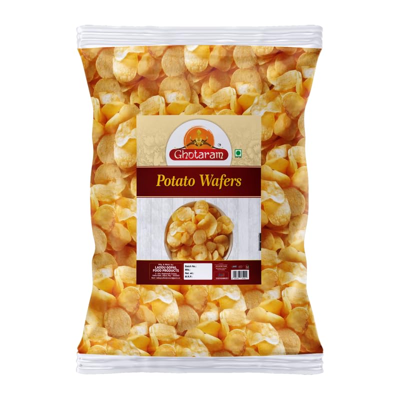 Ghotaram Marwari Falhari aloo wafers | Aslee Marwar Ke Aloo Wafers | Potato Chips | Rich Potato wafers Tasty Yummy Snack Healthy Snack | Fast Vrat Upwaas Navratri Namkeen Snack-1Kg*1Pack (B0C9M93HWM) Amazon Price History, Amazon Price Tracker