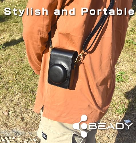 Funda para Cámara BEADY para Ricoh GR Serie, Cuero PU Negro miniatura 6