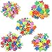 Adesivi in Gommapiuma,710 PCS Bambini Adesivi in Schiuma Artigianale Adesivi per Lettere Autoadesivi Adesivi per per Artigianato Creazione Artistica Scrapbooking 5 Modelli Dimensioni e Forme