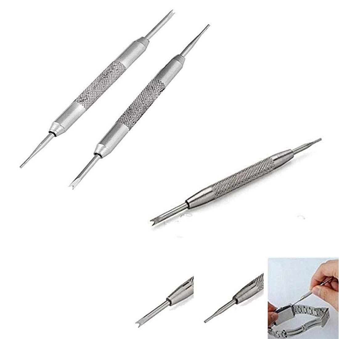 DIY Crafts Pack Of 2 Pcs, Pin Remover, Watch Band Replacement Tool, Heavy Duty Stainless Steel Watch Spring Bars Replace (Pack Of 2 Pcs, Pin Remover) (B07NJP2DWR) Amazon Price History, Amazon Price Tracker