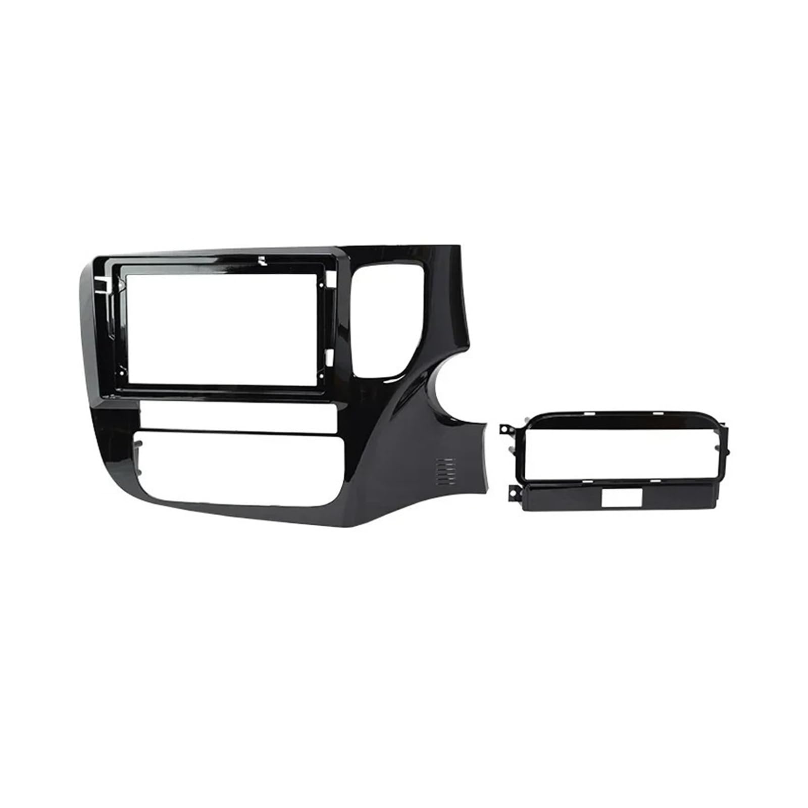 Fascia Marco Radio Coche 101 Pulgadas Unidad Principal 2 DIN Panel DVD GPS MP5 Android Marco Tablero Fascia para Mitsubishi para Outlander 2014-2019 Juego Panel Radio