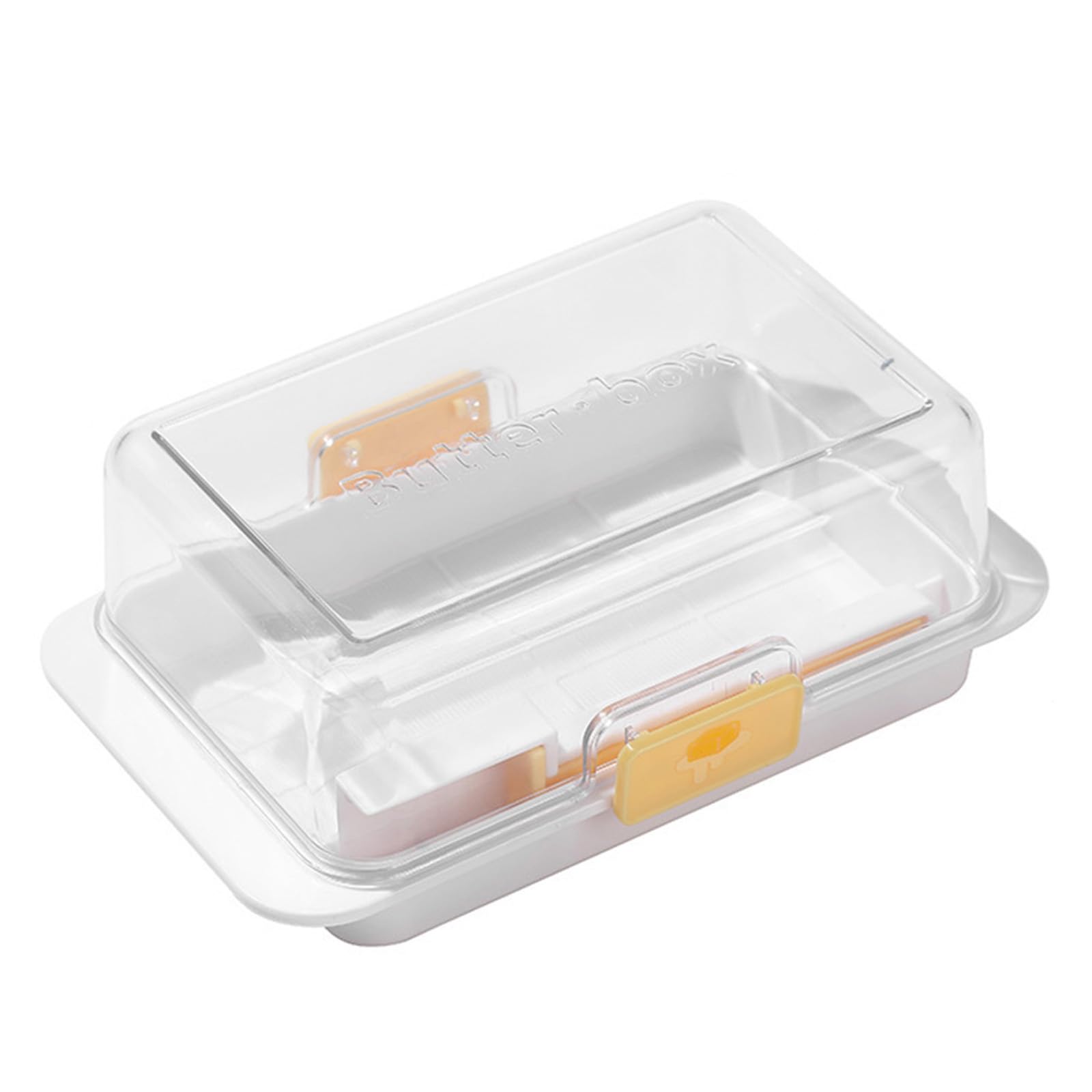 SXRQ Japanese Butter Cheese Cutter Storage Box with Lid for Freshness Easy Food Preservation Box
