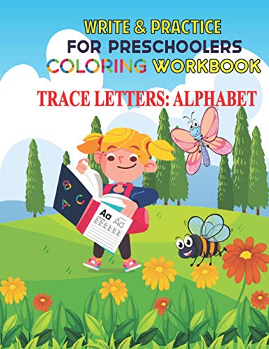 Letter Tracing Workbook: Kids Alphabet Learning Book for Preschoolers Letter Writing Reading Practicing Notebook for Ages 3-5