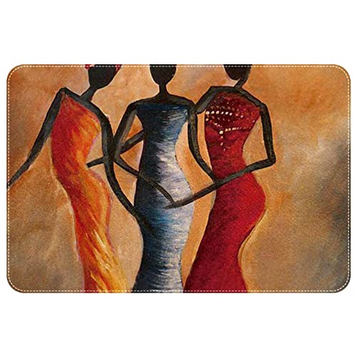 Vbfofbv Rug For Bedroom, Bath Mat, Kitchen Rug, Washable Throw Rug For Kitchen, Laundry, Doorway, Porch, African Women Oil Painting Art Ethnic Vintage #TOP17