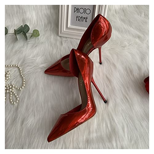 Escarpins vernis rouges pointés ouverts la solution style pour vos Night Parties - 4