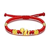 Eymi Handmade Braided Red String Bracelets for Women Chinese Zodiac Animal Sign Lucky Snake Charm Bracelet Year of Snake Jewelry Spring Festival Gift, Style 4