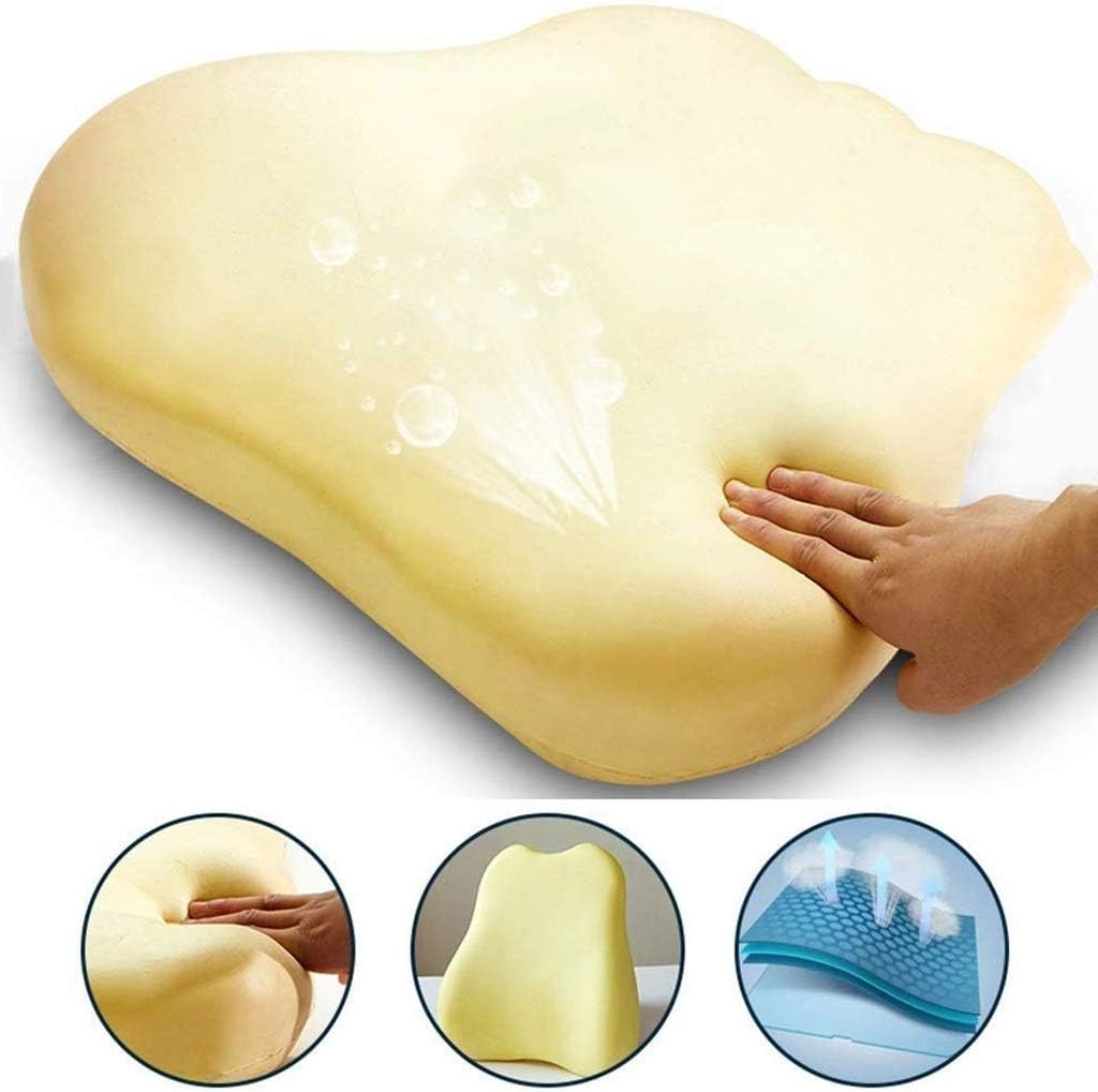 Lumbar Pillow - Lumbar Support Pillow,Memory Foam Back Cushion with Breathable for Car Seat, Ergonomic Back Pillow for Back Pain Relief(Black-JoJo's Bizarre Adventure1)