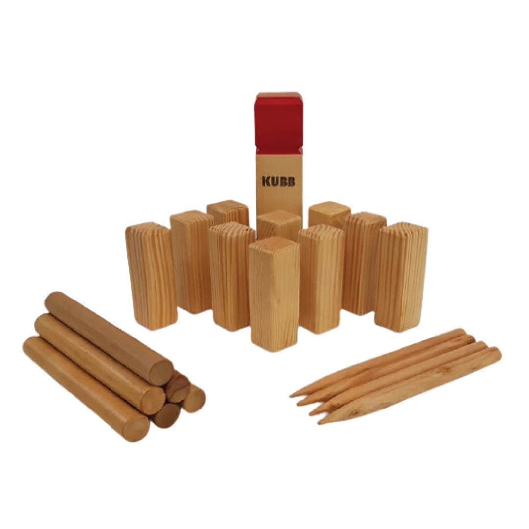 Buy KUBB The Ultimate Lawn Game Viking Chess by Logs & Blocks an