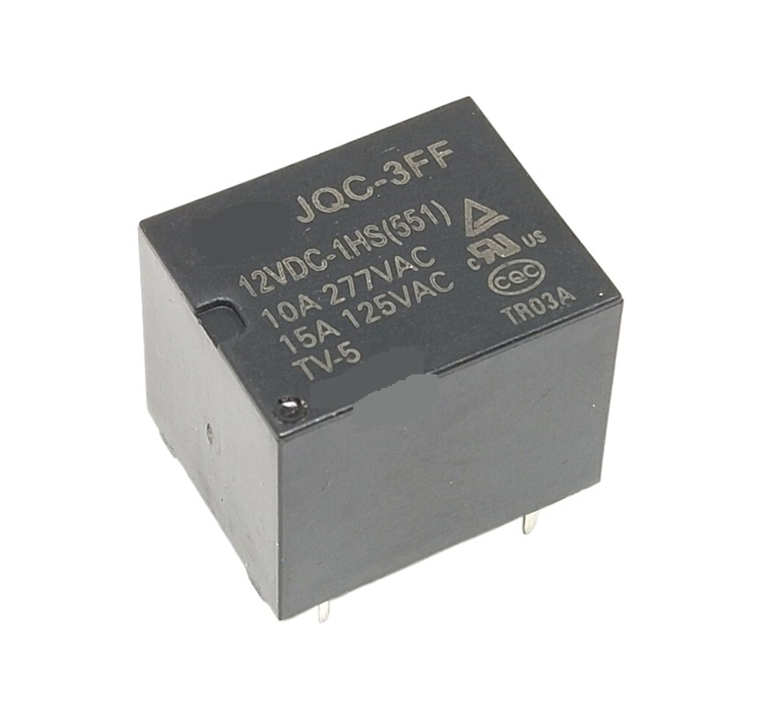Relais JQC-3FF-009-1HS 9V 4 broches 15A composant électronique de rechange