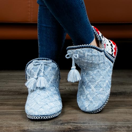 Cozylook Women's Bootie Slippers, Cozy House Shoes with Memory Foam, Plush Fleece Lining, Indoor/Outdoor Anti-Slip Sole2