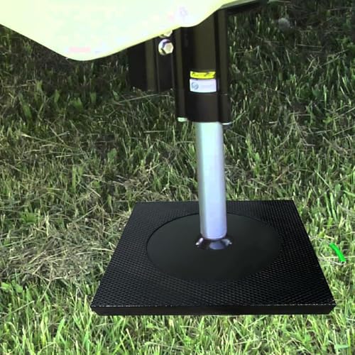 Hochdichte, robuste Ausleger-Wagenheber-Pad, unzerbrechliche Wohnmobil-Fahrwerk-Pads mit Griff, 30,5 cm, 50,8 cm, 61 cm, 61 cm, 71,1 cm breit, stapelbares Stabilisierungspad für Anhänger, Kran