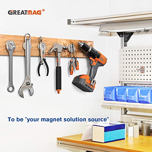 Neodymium Round Base Cup Magnets With Heavy Duty Countersunk Hole, 110 Lbs Strong Rare Earth Magnets With Screws For Refrigerator, Office, Diy, Craft, 1.26 Inch X 0.2 Inch, Pack Of 10 #TOP6