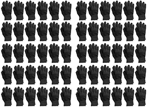 Image of Wholesale Bulk Winter Magic Gloves Warm Brushed Interior, Stretchy Assorted Mens Womens