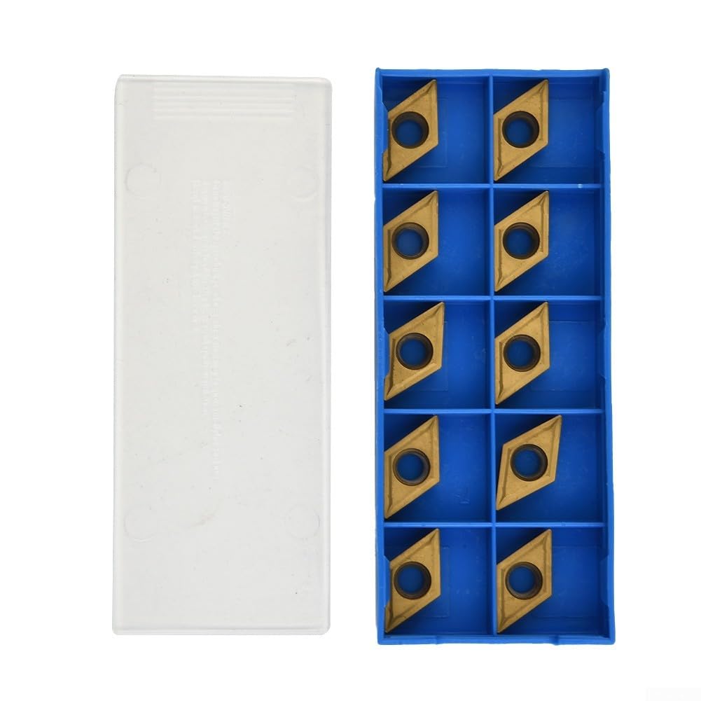 10 x DCMT11T304 HM YBC251 inserti in carburo per tornio