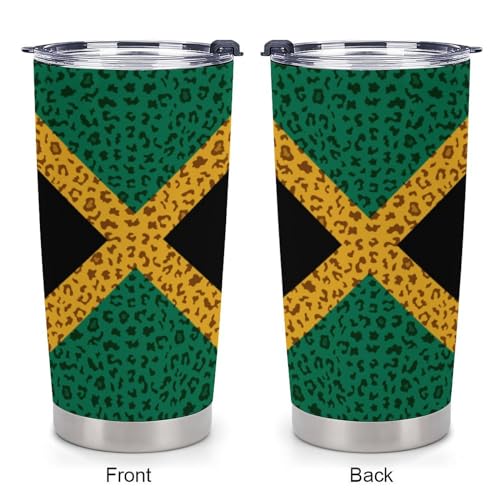 Portavasos para auto estampado Jamaica 4 piezas 2.6 pulg miniatura 3