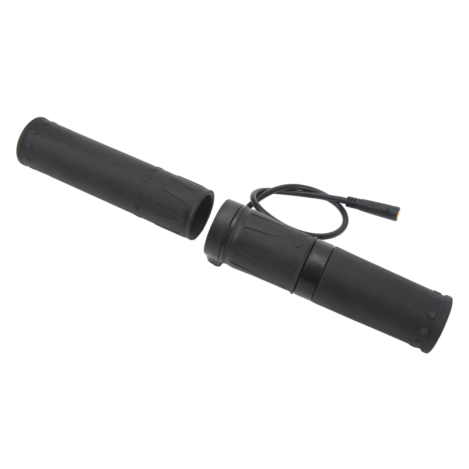 Bike Half Twist Throttle Grip, Comfortable Waterproof Plug Widely Compatible Bike Half Throttle Grip for Modification