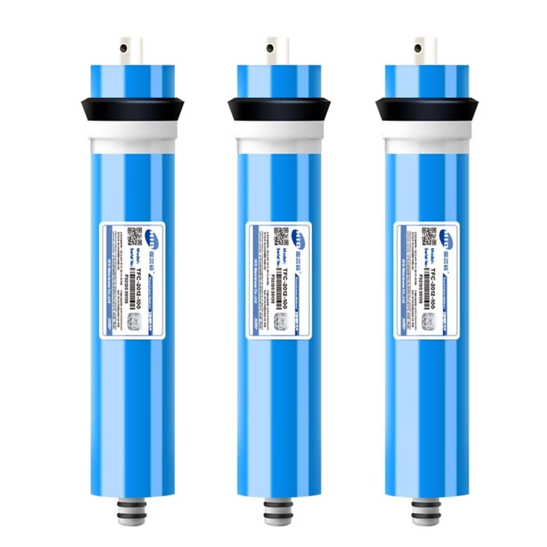 Reverse Osmosis RO Membrane, 2012 100GPD Water Filter Replacement, Reverse Osmosis Element Membrane for Home Drinking Filtration System Household Under Sink Purifier