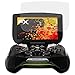 Produktbild atFoliX Panzerfolie kompatibel mit Nvidia Shield Portable Schutzfolie, entspiegelnde und stoßdämpfende FX Folie (3X)