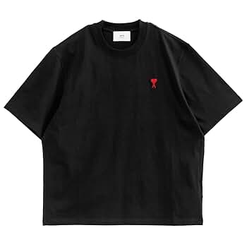 Amazon | (アミ)AMI Paris AMI DE COEUR ボクシーフィット T