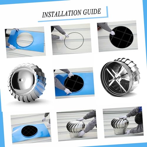 Kits De Generadores De Turbina Eólica para Uso Doméstico: Opciones Horizontales Y Verticales con Aspas Y Controlador para Carga De Batería | Ventilador De Techo Eléctrico con Turbina Eólica