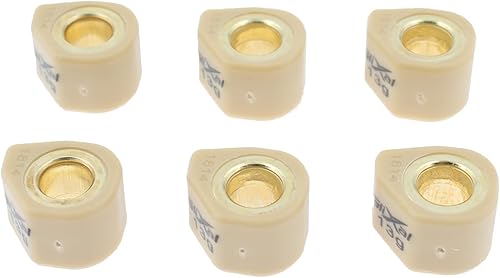 Miniatura 3 de Glixal Deslizadores variadores de polígono de alto rendimiento de 0.709 x 0.551 in, pesos de rodillo deslizante de carreras 152QMI 157QMJ GY6 125cc