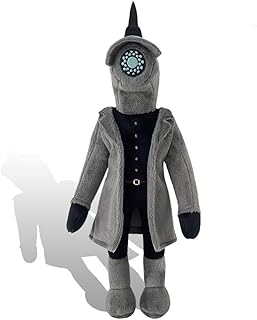 New Upgrade HorrorSkibidi Toilet Toy Plush,Speakerman,Skibidi Toilet Plush Figures Titan Cameraman Toy,Skibidi Toilet Plush Figures Titan Camera Woman (Size : A 1PC)